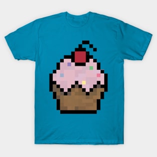 Pixel Cupcake T-Shirt